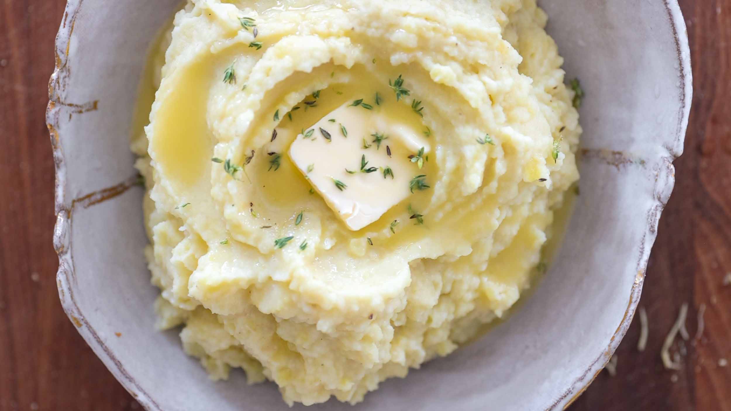 hero shot of mashed potatoes